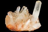 Tangerine Quartz Crystal Cluster - Madagascar #156959-2